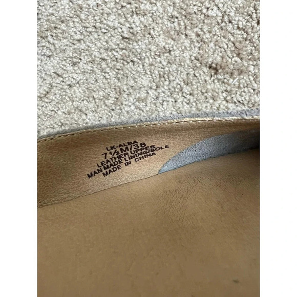 Lucky Brand Snakeskin Animal Print Suede Leather Ballet Flats Size 7.5 - Picture 4 of 8